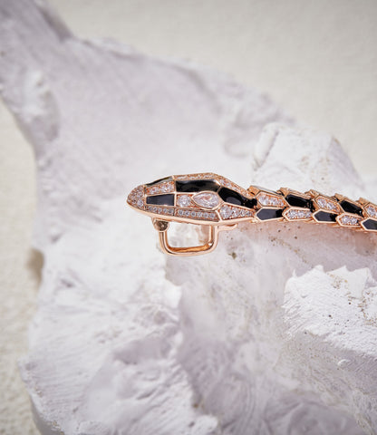 [✨Eternal Jewelry✨] High-End Bespoke Black Onyx Serpent Necklace