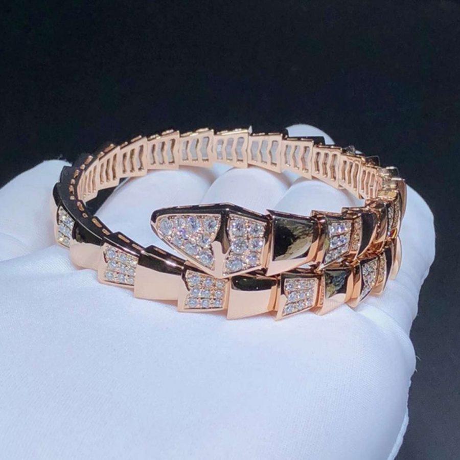 [Eternal Jewelry]SERPENTI BRACELET PINK GOLD DIAMOND