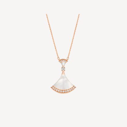 [Eternal Jewelry]DREAM NECKLACE MOP PINK GOLD DIAMOND
