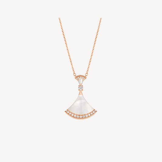 [Eternal Jewelry]DREAM NECKLACE MOP PINK GOLD DIAMOND