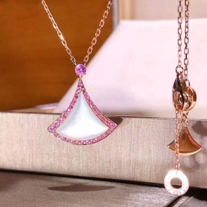 [Eternal Jewelry]DREAM NECKLACE MOP DIAMOND PINK