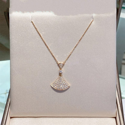 [Eternal Jewelry]DREAM NECKLACE PINK GOLD FULL DIAMOND