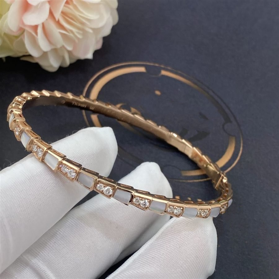 [Eternal Jewelry]SERPENTI BRACELET PINK GOLD MOP DIAMOND