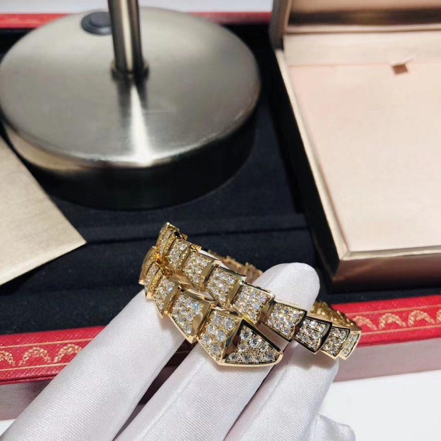 [Eternal Jewelry]SERPENTI BRACELET 8MM GOLD DIAMOND