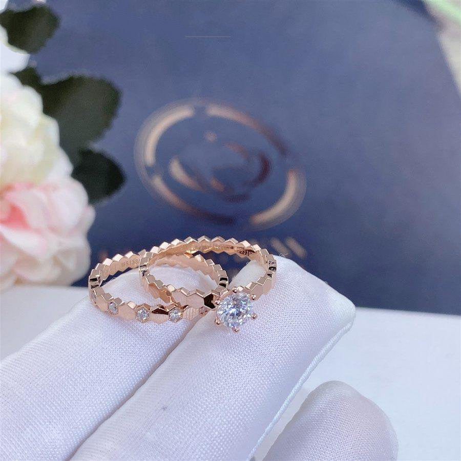 [Eternal Jewelry]BEE LOVE RING PINK GOLD 1 DIAMOND