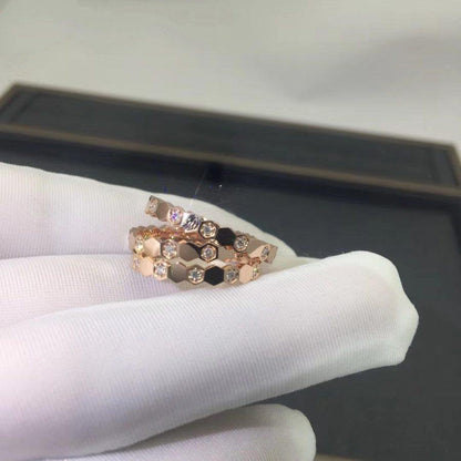 [Eternal Jewelry]BEE LOVE RING PINK GOLD DIAMOND