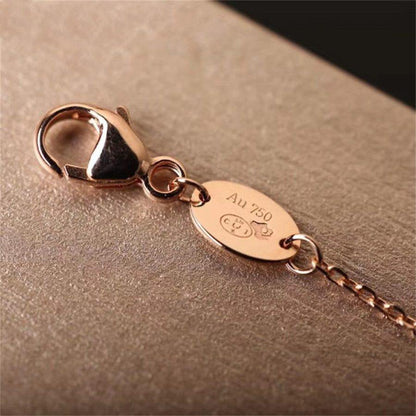 [Eternal Jewelry]Hollow Design Four-Leaf Clover Flower Shape Ring