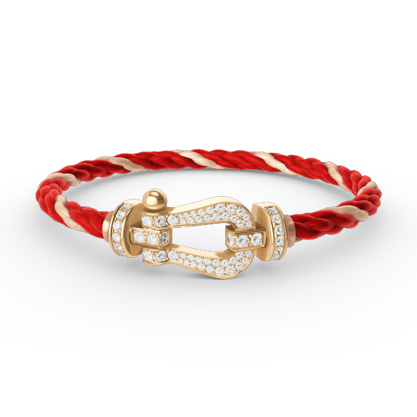 [Eternal Jewelry]FORCE LARGE HORSESHOE FULL DIAMOND BRACELET GOLD