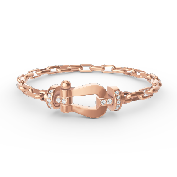 [Eternal Jewelry]FORCE LARGE HORSESHOE CLASP  METAL BRACELET