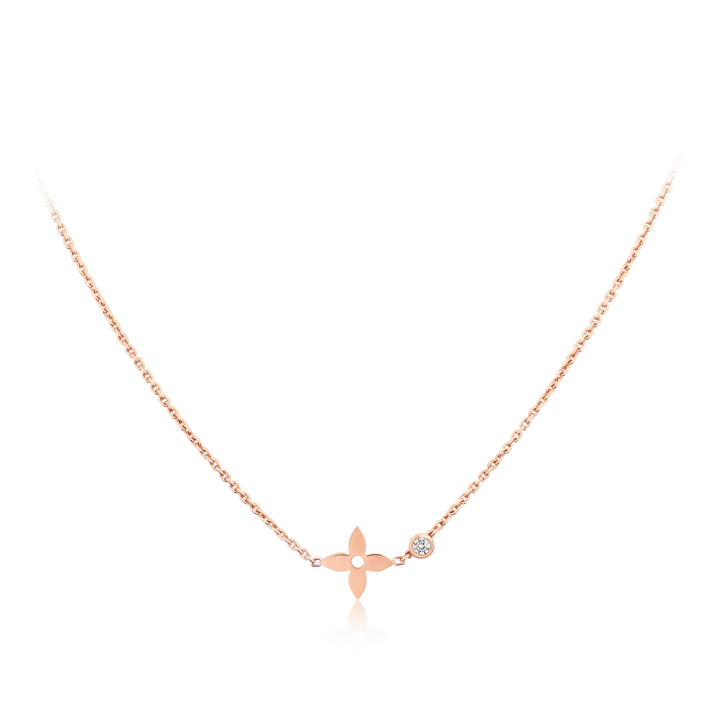 [Eternal Jewelry]BLOSSOM PENDANT PINK GOLD AND DIAMOND