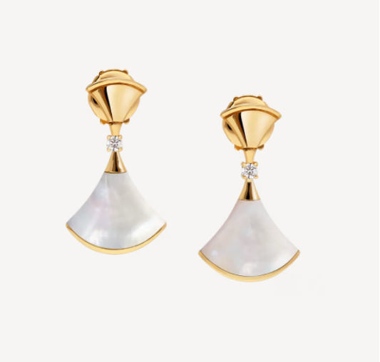 [Eternal Jewelry]DREAM MOP 1 DIAMOND EARRINGS