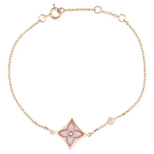 [Eternal Jewelry]STAR 1 DIAMOND PINK GOLD BRACELET