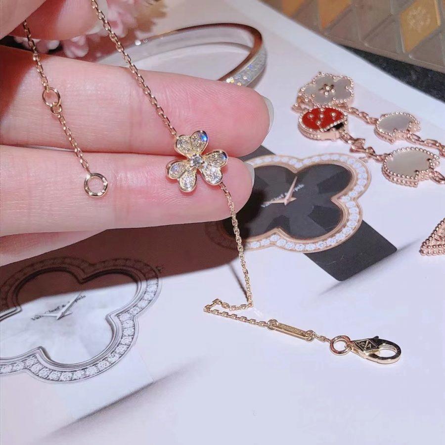 [Eternal Jewelry]FRIVOLE GOLD FLOWER DIAMOND BRACELET