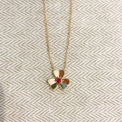 [Eternal Jewelry]FRIVOLE GOLD FLOWER NECKLACE