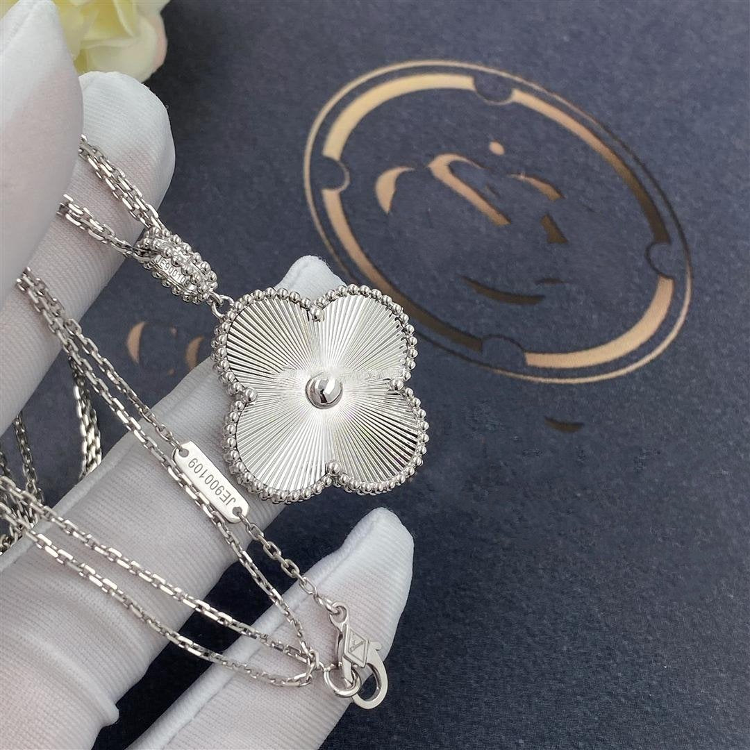[Eternal Jewelry]CLOVER 25MM SILVER BIG CLOVER NECKLACE