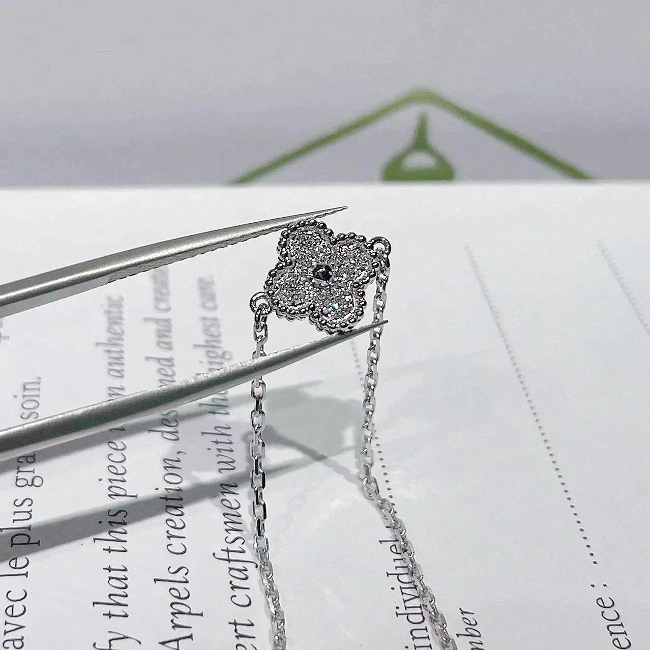 [Eternal Jewelry]CLOVER  SINGLE FLOWER BRACELET SILVER