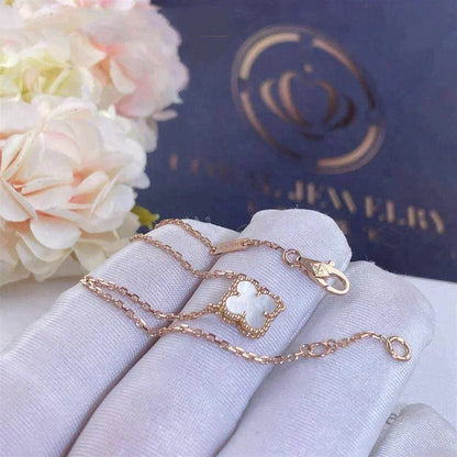 [Eternal Jewelry]CLOVER WHITE MOP SINGLE FLOWER BRACELET