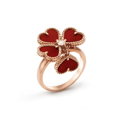 [Eternal Jewelry]SWEET CLOVER CARNELIAN RING