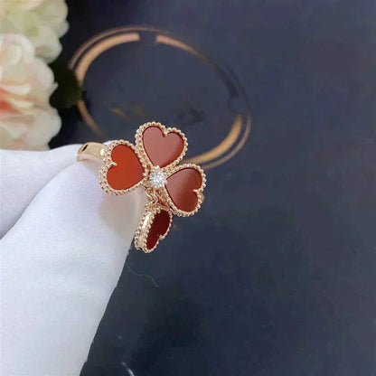[Eternal Jewelry]SWEET CLOVER CARNELIAN RING