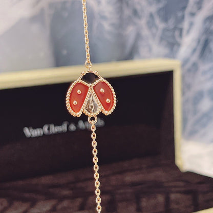 [Eternal Jewelry]LUCKY SPRING 1 MOTIF PINK GOLD BRACELET