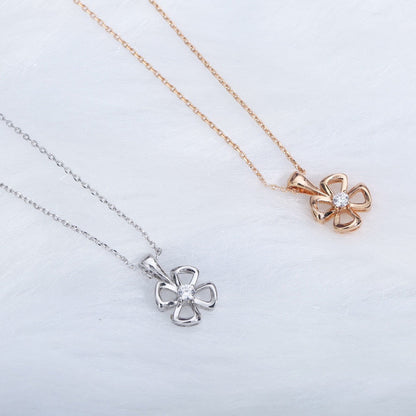 [Eternal Jewelry]FIOREVER NECKLACE DIAMOND CENTER